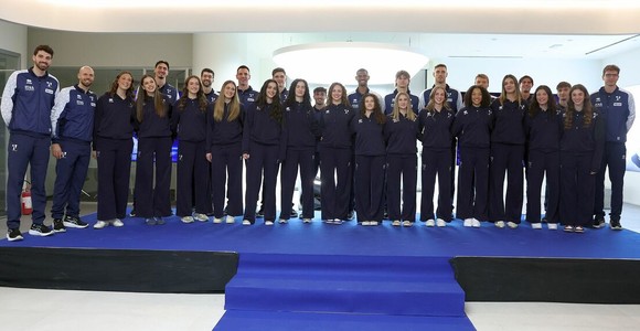 Le due Itas Trentino alla presentazione della stagione 2026/27 da Gruppo Barchetti (foto Trabalza). Le due Itas Trentino alla presentazione della stagione 2026/27 da Gruppo Barchetti (foto Trabalza).