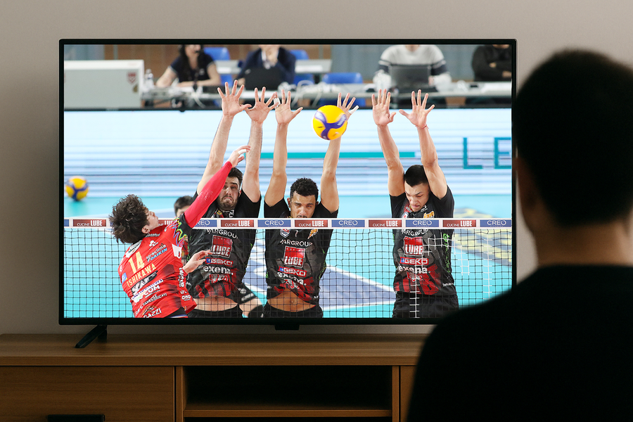 Superlega: L'Audience di Civitanova-Perugia su Rai2. 2% di share