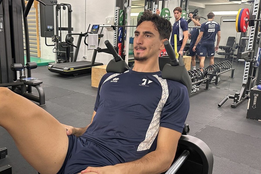 Alessandro Michieletto torna al lavoro con Trentino Volley