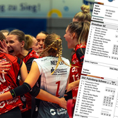 Dresda festeggia il 3-1 al Palmberg Schwerin