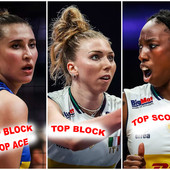 VNL F.: Le statistiche dele azzurre nella prima week. Egonu top scorer, Antropova &quot;cecchina&quot;