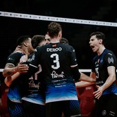L’Halkbank nella gara con l’Akedaş Onikişubat del 31 ottobre.