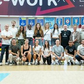 Il primo incontro della Laica UYBA Busto Arsizio alla e-work arena (foto Lega Volley Femminile)