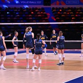 Le azzurre alla vigilia della semifinale VNL contro il Brasile Le azzurre alla vigilia della semifinale VNL contro il Brasile