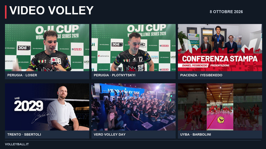 Video Volley – 8 ottobre 2026 Video Volley – 8 ottobre 2026
