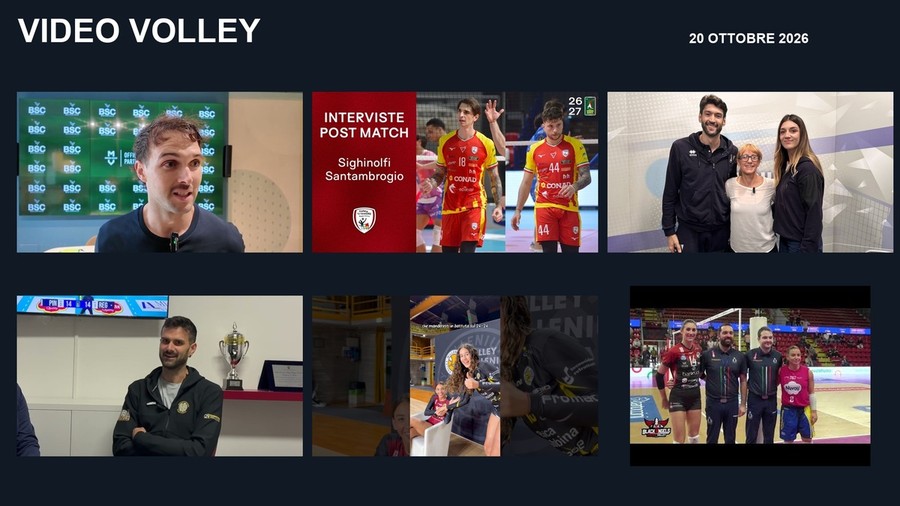 Video Volley, 20 ottobre 2026 Video Volley, 20 ottobre 2026