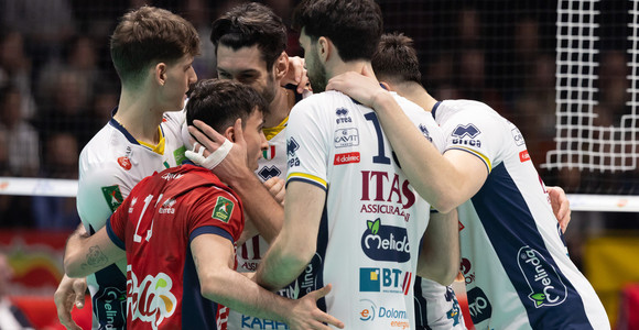 Del Monte Coppa Italia:  Trento prima semifinalista. Decide tutto il tie break