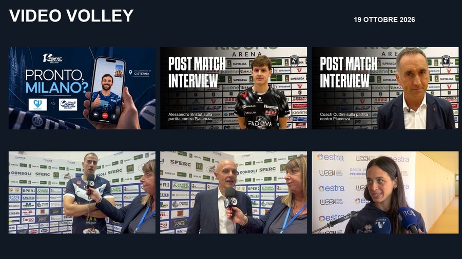 Video Volley, 19 ottobre 2026 Video Volley, 19 ottobre 2026