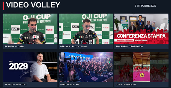 Video Volley – 8 ottobre 2026 Video Volley – 8 ottobre 2026
